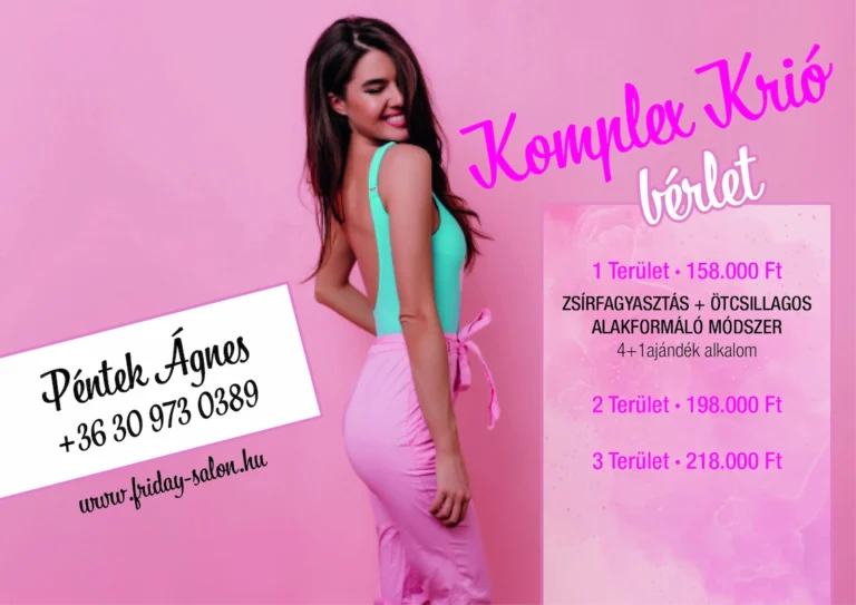 Komplex krio bérlet Fridy-Salon