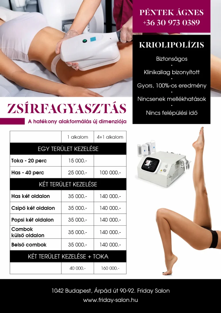 Kriolipolízis Friday Salon