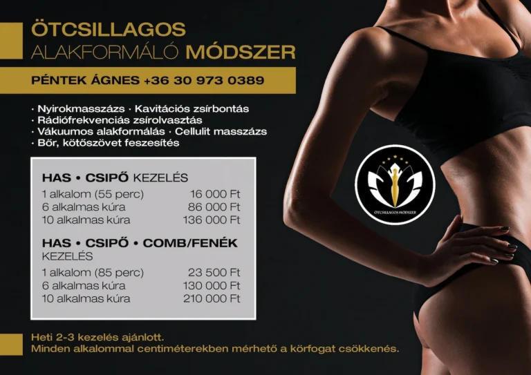 Ötcsillagos módszer árlista